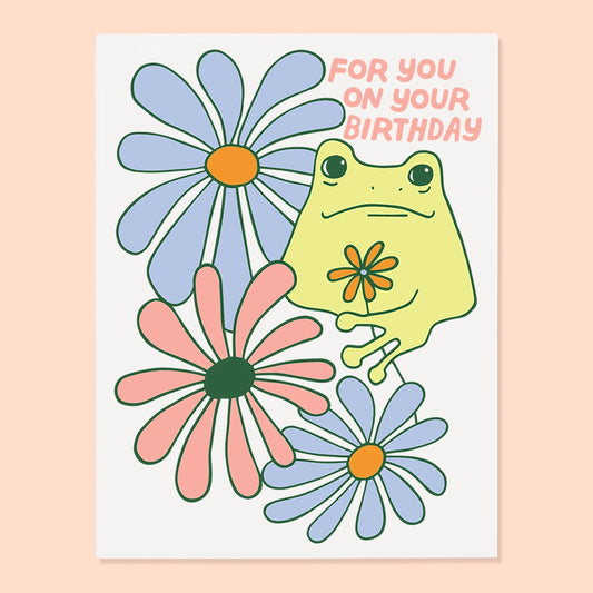 Birthday Froggy Friend Card